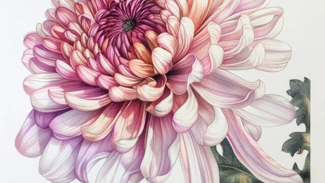 Chrysanthemum-coloring-book