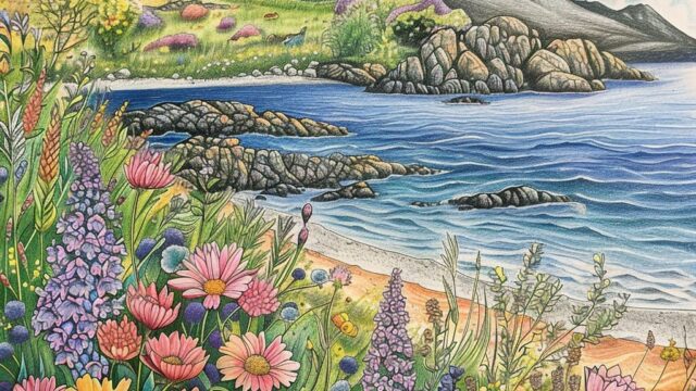 Summer-scenery-coloring-book